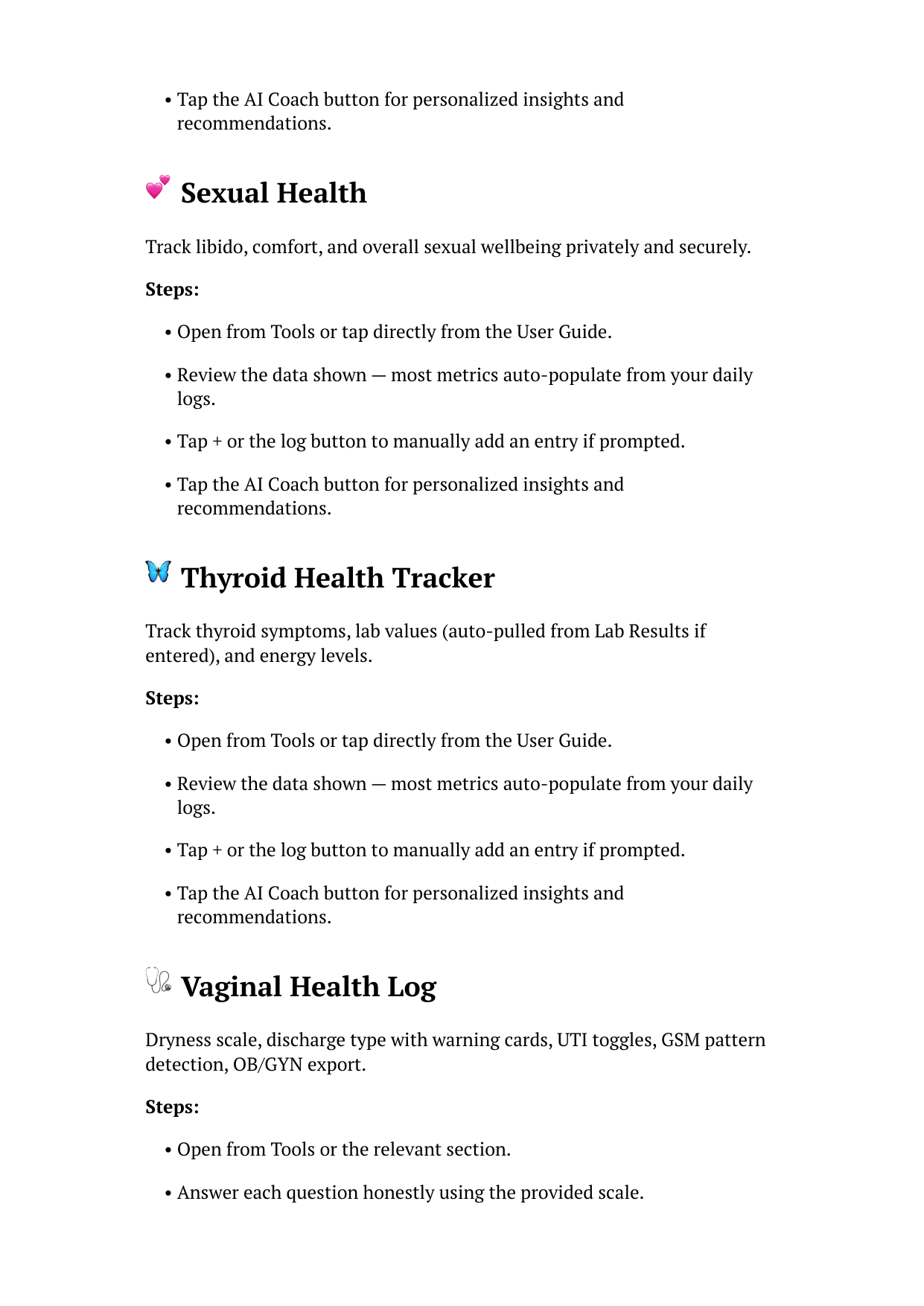 All Screens User Help Guide โ Medical & Labs